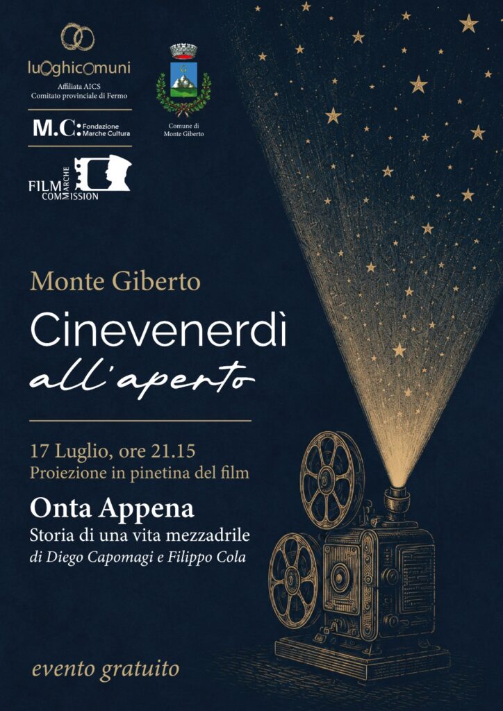 cinevenerdì all'aperto monte giberto